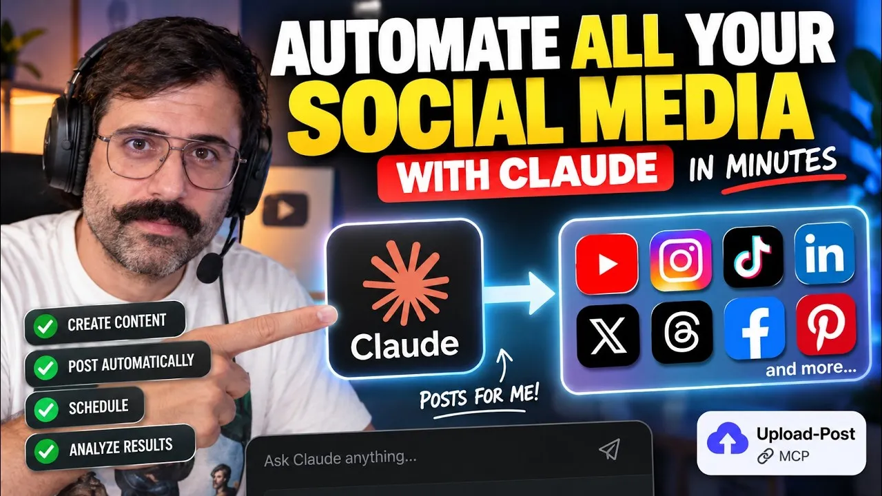 Automate ALL your social media with Claude (in minutes)